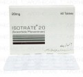 Isotrate Tab 20mg 3x20's