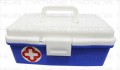 First Aid Box Empty Large 1's Model F-110 (Blue & White)
