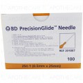 BD Needles 25G 100's