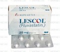 Lescol Cap 20mg 28's