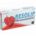 Resolip Tab 20mg 10's