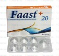 Faast Plus Cap 20mg/1100mg 14's