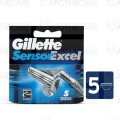 Gillette Sensor Excel Cartridge - 5 Pieces