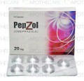 Pepzol Cap 20mg 14's