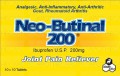 Neo-Butinal 200 Tab 200mg 10x10's