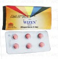 Wizen Tab 4mg 1x6's