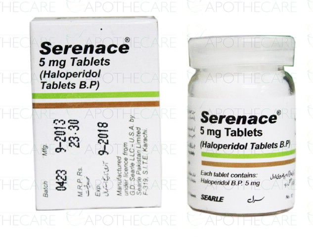 Serenace 5mg Tab.— Dawaai - Uses, Side Effect, Price In Pakistan