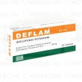 Deflam Tab 50mg 20's