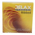 Relax Ribbed Condom 3's