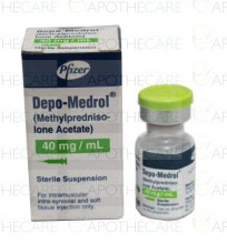 Depo Medrol Inj 40mg 1Vialx1ml