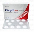 Plagril Plus Tab 75mg/75mg 10's