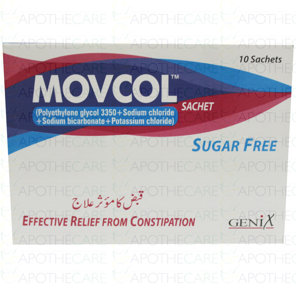 Movcol Sachet (Sugar Free) 10's