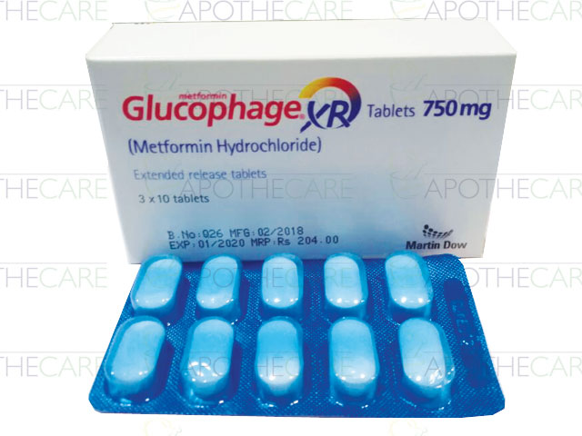 Glucophage Xr Tab 750mg 3x10 S Sehat Pakistan S Premier Online Pharmacy