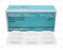 Rifinah Tab 300mg/150mg 32's