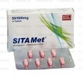 Sita Met Tab 50mg/500mg 14's