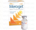 Meroget IV Inj 500mg+1Amp x10ml