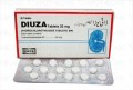 Diuza Tab 25mg 30's