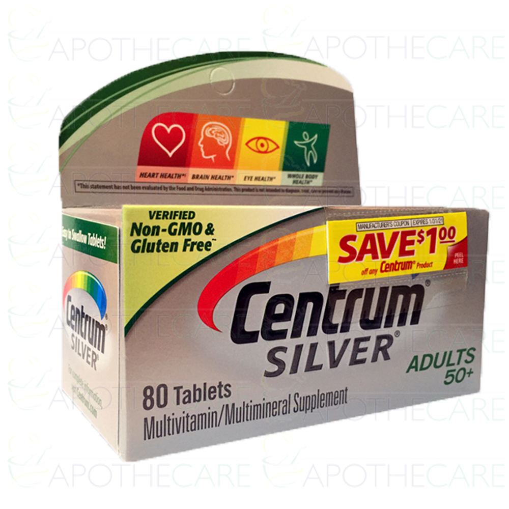 Centrum Silver (adults 50+) Tab 80's