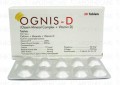 Ognis-D Tab 830mg/400IU 30's