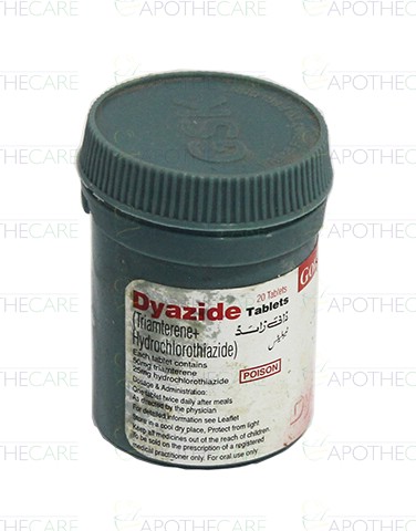 Dyazide Tab 50mg 25mg 20 s