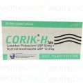 Corik-H Tab 50mg/12.5mg 20's