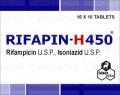 Rifapin-H 450 Tab 10x10's
