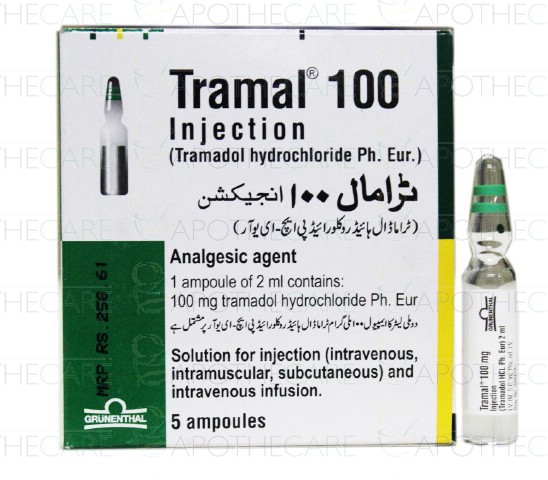 Tramal Inj 100mg 5ampx2ml