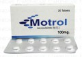 Motrol Tab 100mg 2x10's