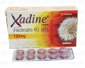 Xadine Tab 120mg 10's