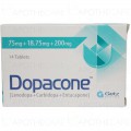 Dopacone Tab 75/18.75/200mg 14's