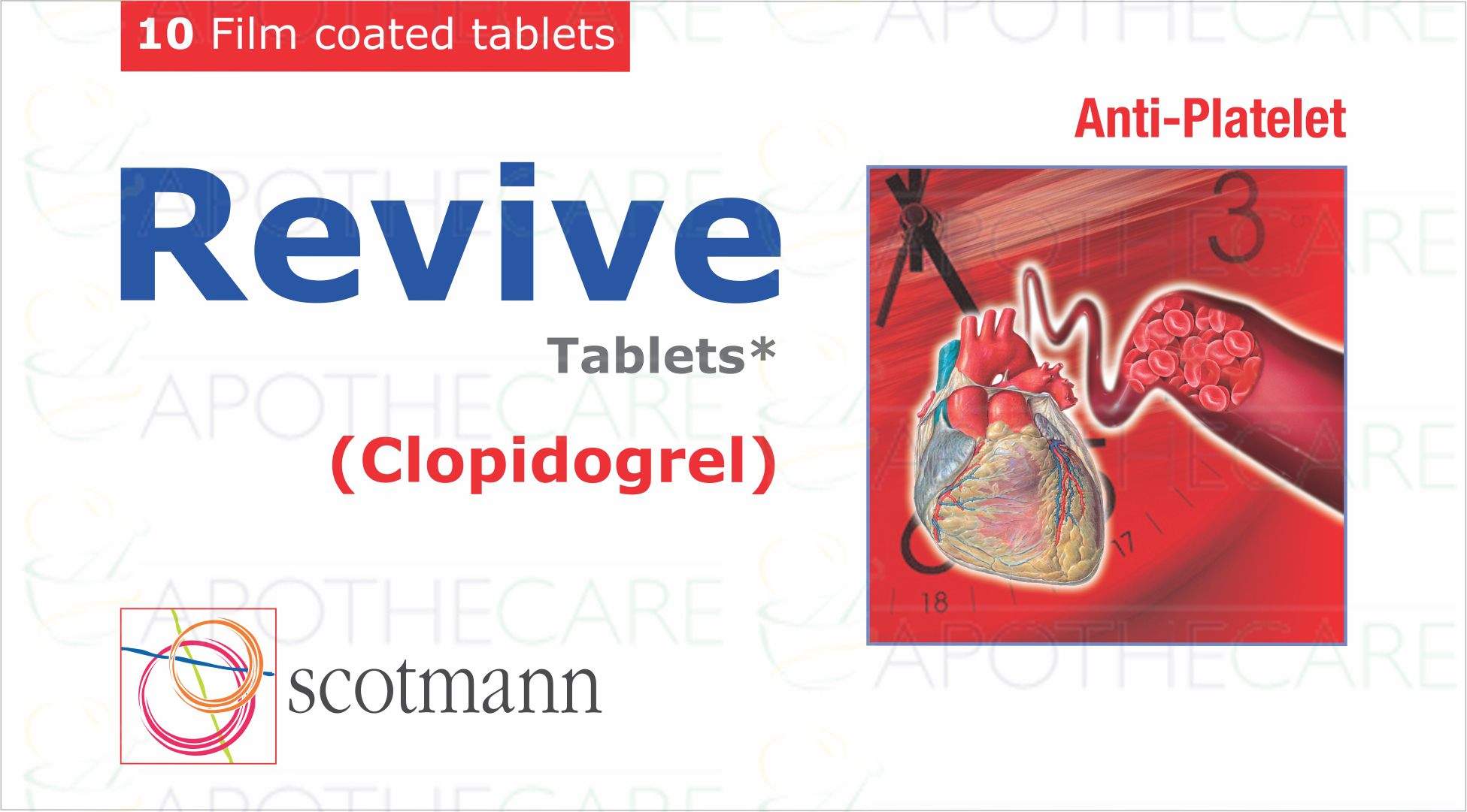 Revive Tab 75mg 10's