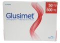 Glusimet Tab 50mg/500mg 4x7's