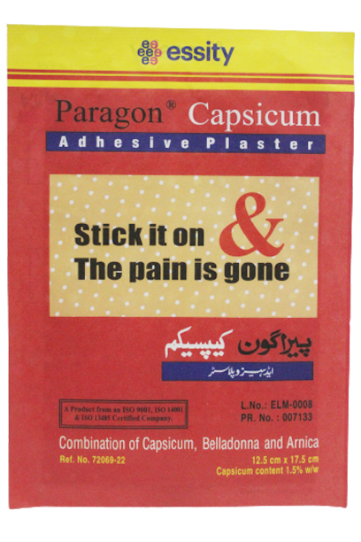 Paragon Capsicum Adhesive Plasters 12.5cmX17.5c m