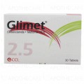 Glimet Tab 2.5mg/500mg 30's