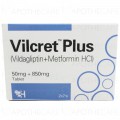 Vilcret Plus Tab  50mg/850mg 14's
