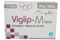 Viglip-M Tab 50mg/500mg 2x7's