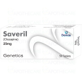 Saveril Tab 25mg 50's