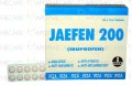 Jaefen Tab 200mg 50x10's