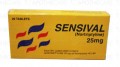 Sensival Tab 25mg 20's