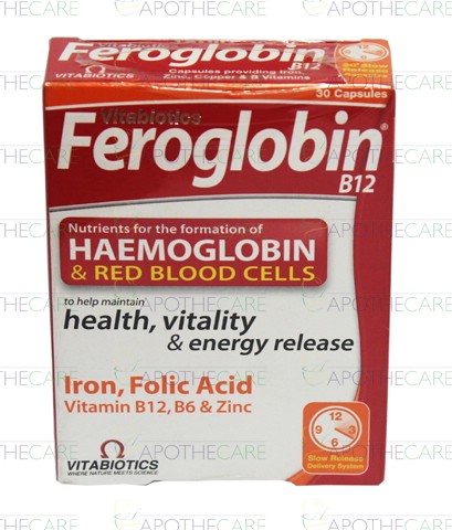 Feroglobin B12 Cap 30 S Iron Supplements