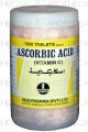 Ascorbic Acid Tab 100mg 1x1000's