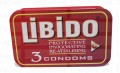 Libido condoms Tin pack 3's