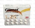 Glimet Tab 1.25mg/250mg 30's