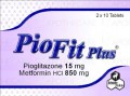 Piofit Plus Tab 15mg/850mg 2x10's