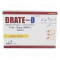 Drate Plus D Tab 70mg/70mcg 4's