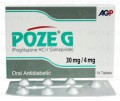 Poze-G Tab 30/4mg 14's