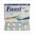 Faast Plus Cap 40mg/1100mg 14's