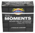 Moments Silver Delay Condom 3's