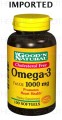 Omega-3 Fish Oil Softgel Cap 1000mg 100's